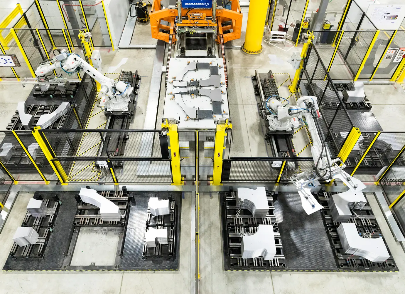Robots welding Tailored blanks 